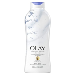 OLAY Exfoliating Moisture With Sea Salt Body Wash 22 Fl Oz 650ml